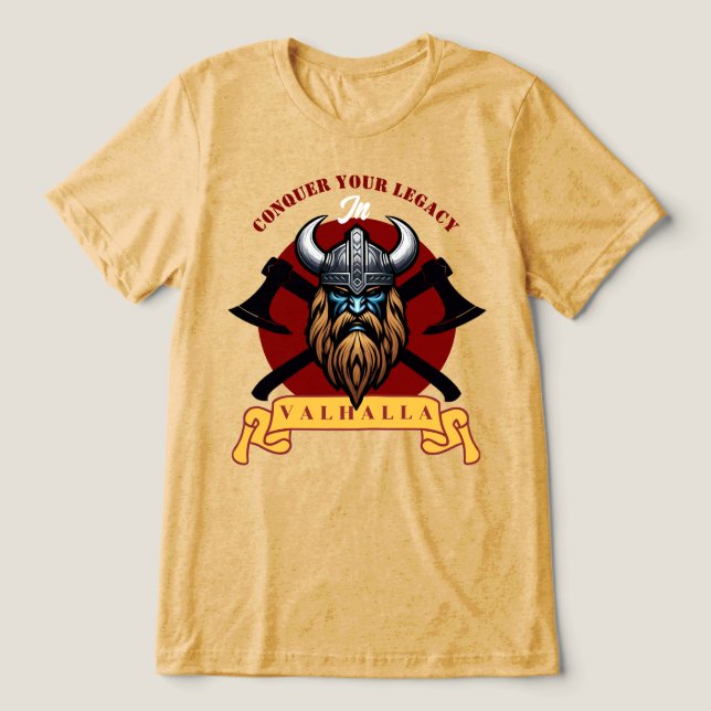 Viking Warrior T Shirt (Design Framsida)