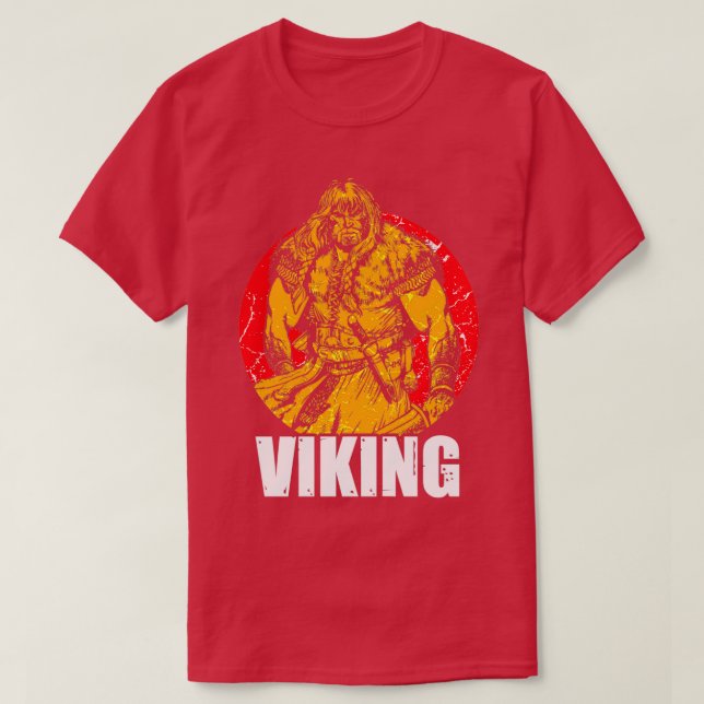 Viking Warrior T Shirt (Design framsida)