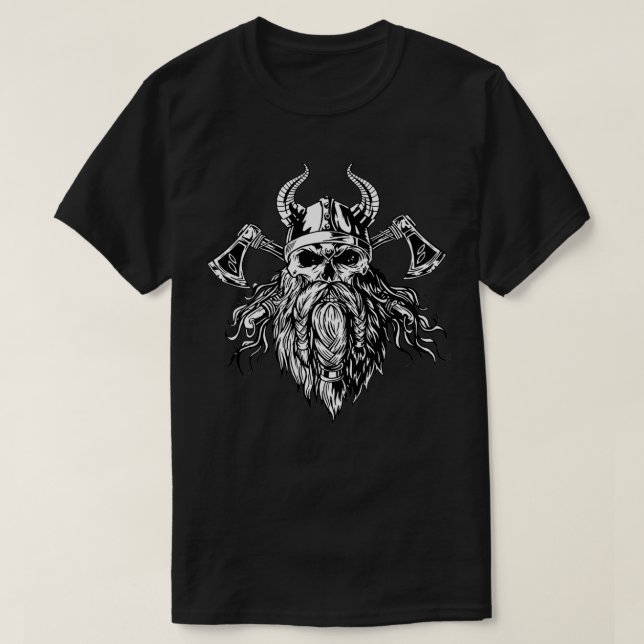 Viking Warrior T Shirt (Design framsida)