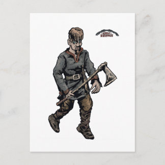 Viking Warrior Vykort
