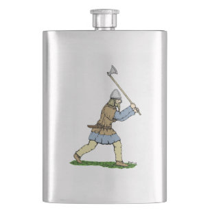 Viking Warrior Wielding Broad-Ax Fickplunta