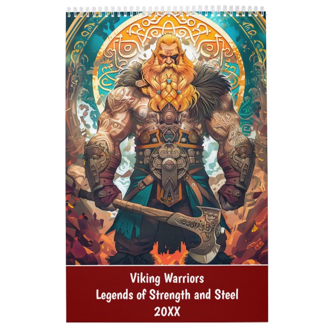 Viking Warriors – Legends of Strength and Steel Kalender (Omslag)