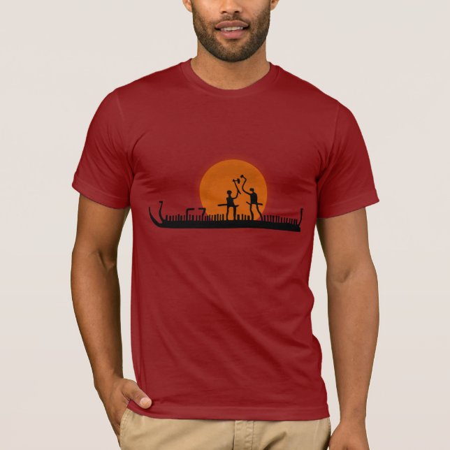 Viking Warriors T Shirt (Framsida)