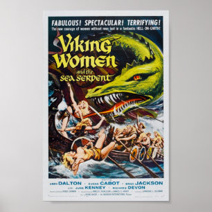 Viking Women and Sea Serpent Movie Poster