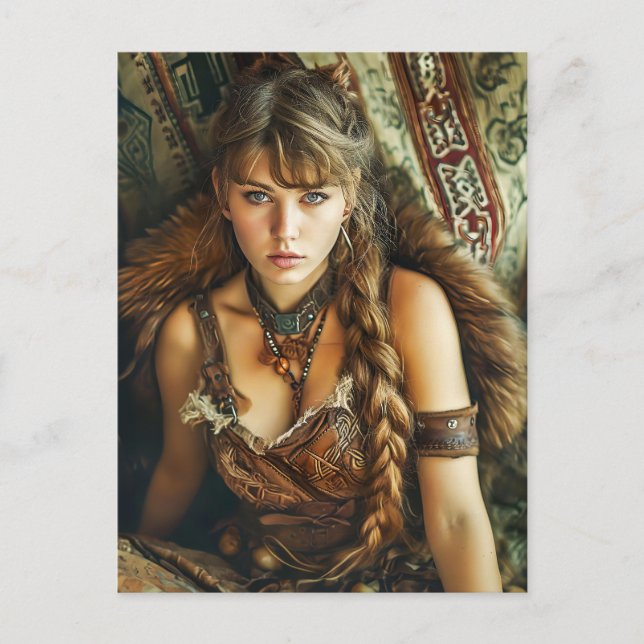 Viking Women Timless Beauty Vykort (Framsida)