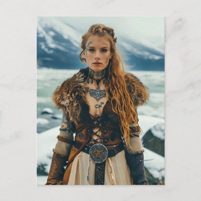 Viking Women Timless Warriors Vykort (Framsida)