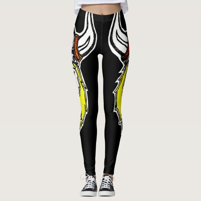 Viking Workout Yoga Leggings (Framsida)