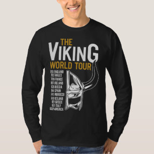 Viking World Tour Nordiska vikingar Mytologi Valh T Shirt