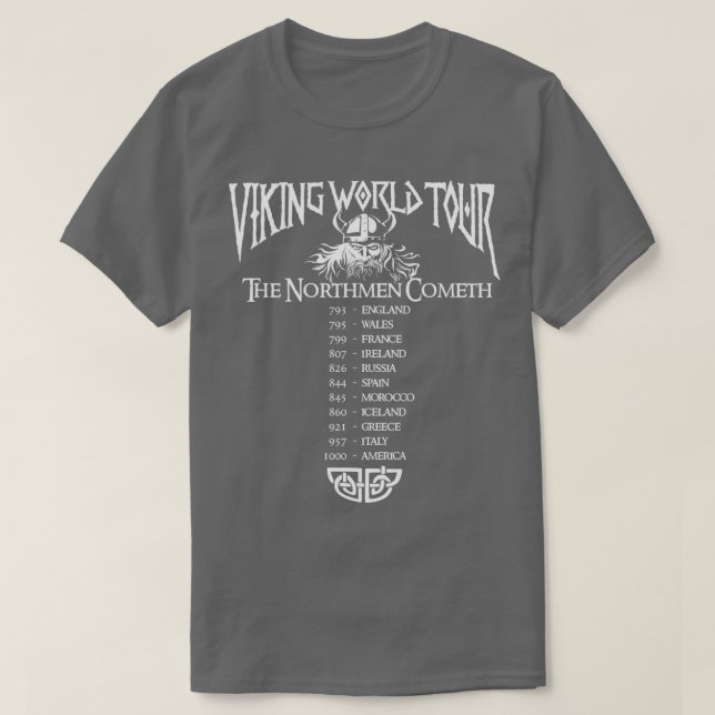 Viking World Tour T Shirt (Design framsida)