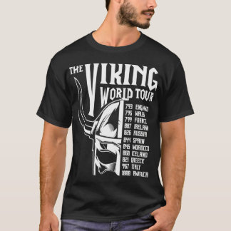 Viking World Tour Viking Valhalla Odin T Shirt