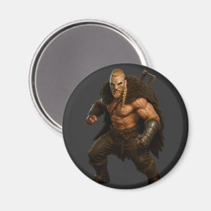 Vikingbarbarisk hjältemagnet magnet