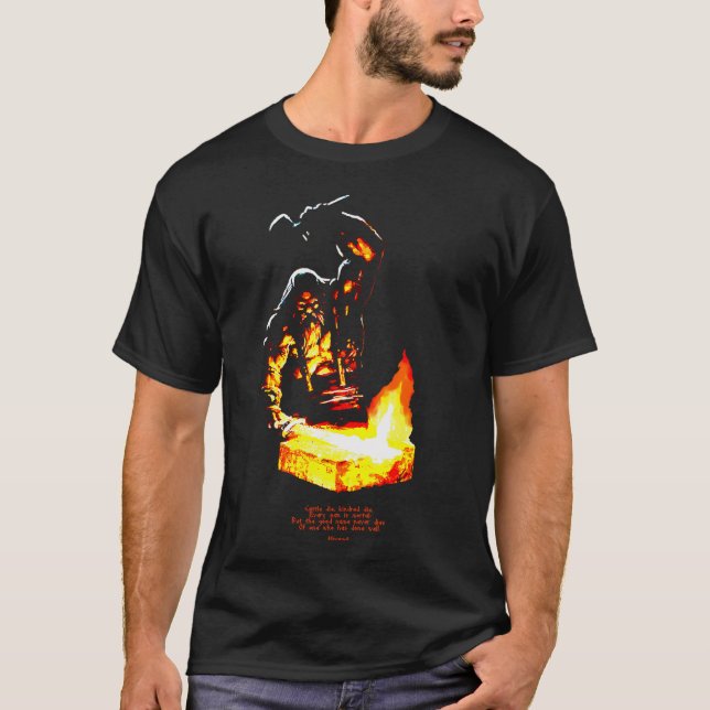 Vikingens trosbekännelse t shirt (Framsida)