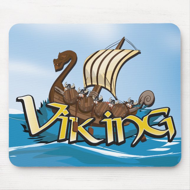 Vikingfartyg Musmatta (Framsidan)
