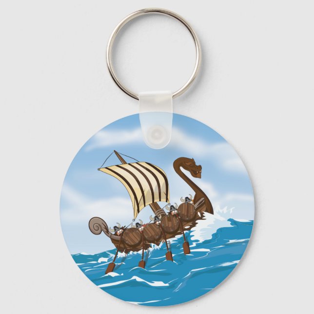 Vikingfartyg Nyckelring (Framsida)