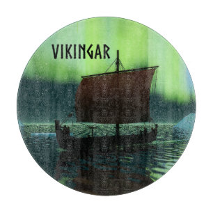 Vikingfartyg Och Norrsken