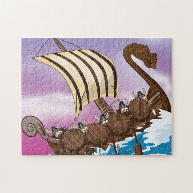 Vikingfartyg Pussel (Horisontell)