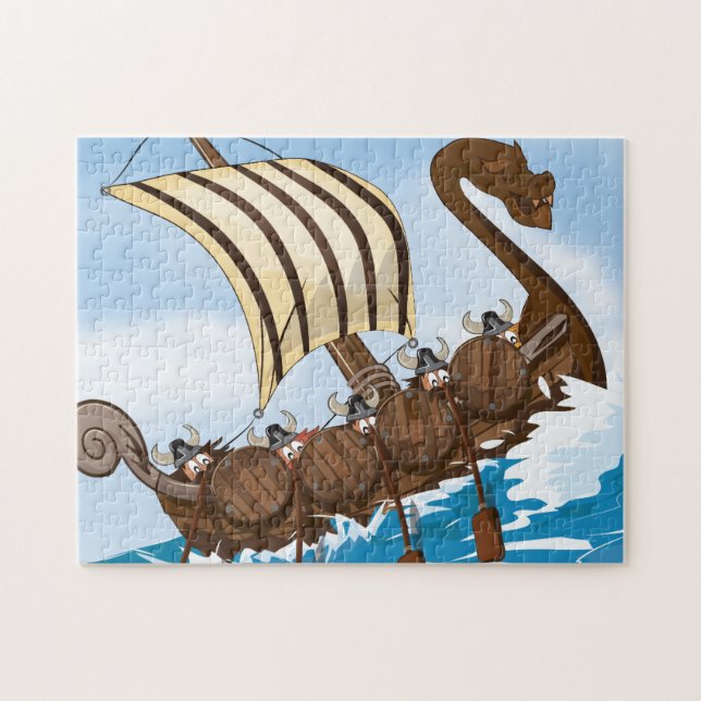 Vikingfartyg Pussel (Horisontell)