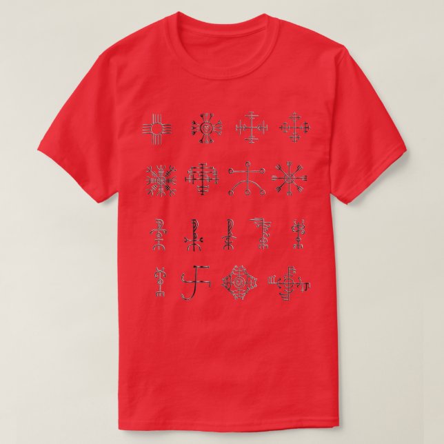 VikingIslands Staves T Shirt (Design framsida)