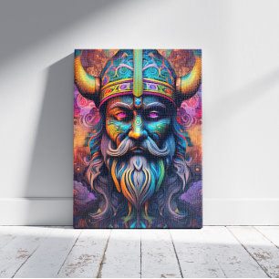 Vikingkrigare Canvastryck