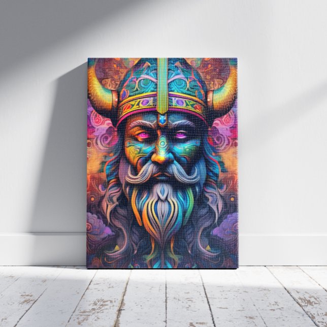 Vikingkrigare Canvastryck (Skapare uppladdad)