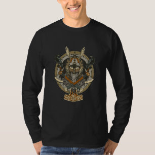 Vikingkrigare Odin Viking krigare Thor Wotan Valha T Shirt