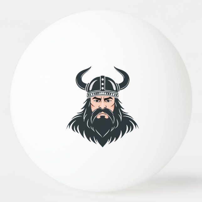 vikingkrigare pingisboll (Framsidan)