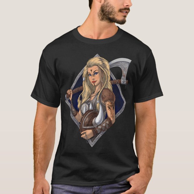 Vikingkrigare T Shirt (Framsida)