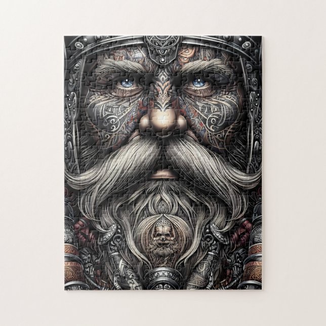 Vikingkrigares porträtt 252 bitars pussel (Vertikal)