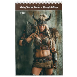 Vikingkrigarkvinnor – Styrka & Saga Kalender