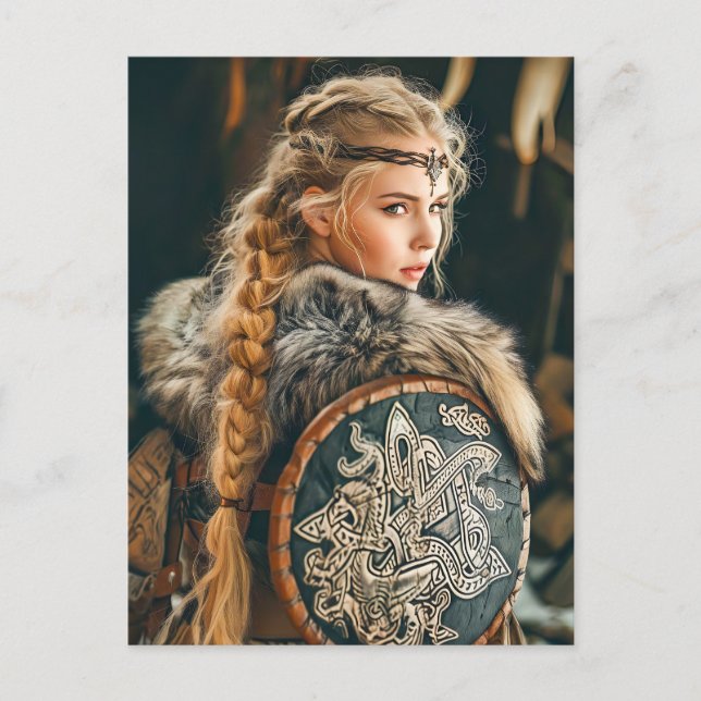 Vikingkvinnor Ekon av Mod Vykort (Framsida)