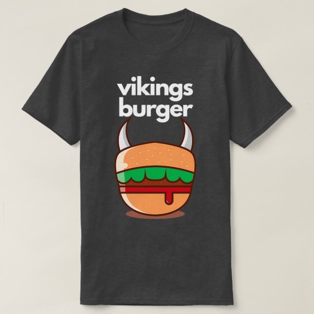 Vikings Burger-design T Shirt (Design framsida)
