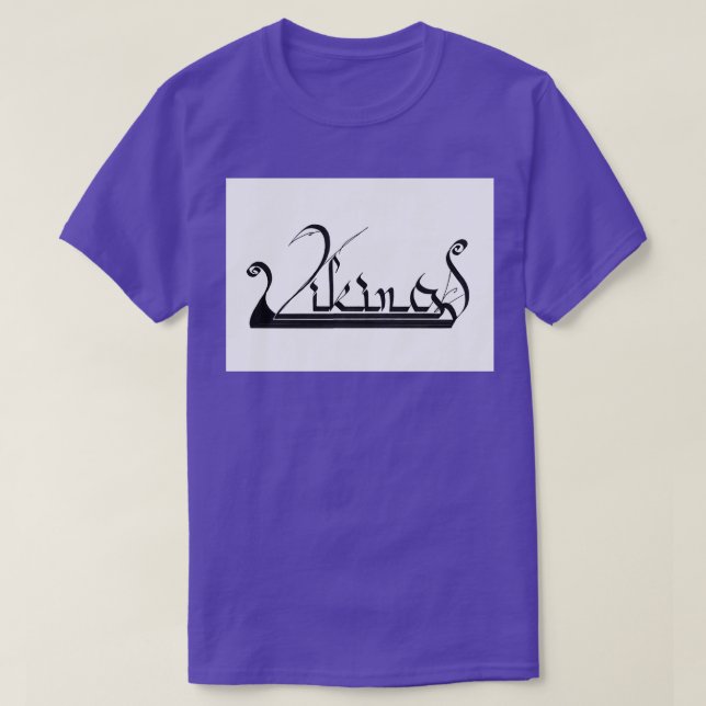 Vikings calligraphy t shirt (Design framsida)