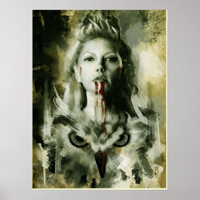 vikings drottlagertha poster (Framsidan)