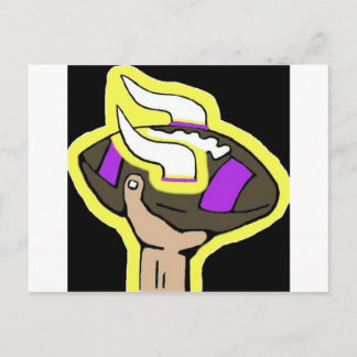 vikings fotboll vykort