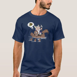 Vikings hatbroccoli tee shirt