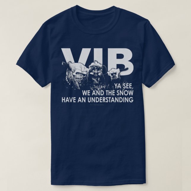 Vikings in BlackWe and Snö T Shirt (Design framsida)