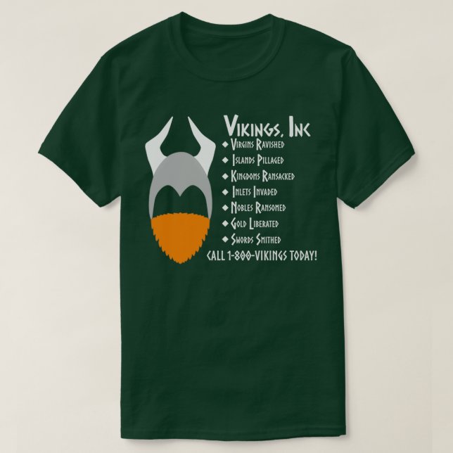 Vikings Inc. T Shirt (Design framsida)