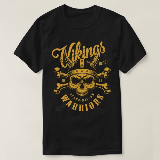 Vikings krigare 4 t shirt (Design framsida)