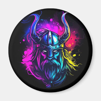 Vikings Neon Magnet