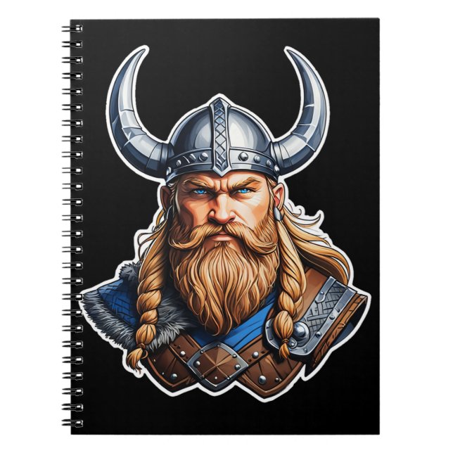 Vikings Nordic Man Anteckningsbok (Framsidan)