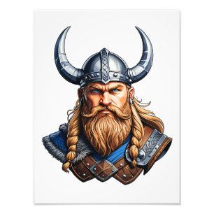 Vikings Nordic Man Fototryck