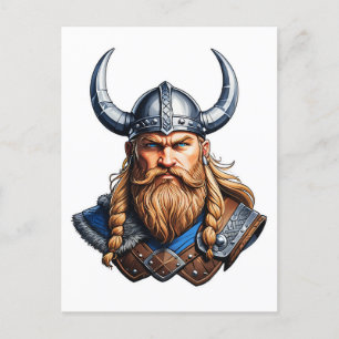 Vikings Nordic Man Vykort