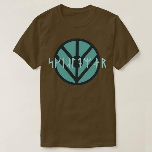 Vikings Shield Maiden Lagerthas Shield Younger Fut T Shirt (Design framsida)