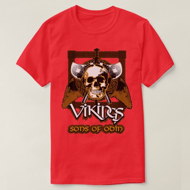 Vikings Sons of Oden T Shirt (Design framsida)