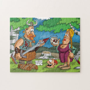 Vikings tecknadpussel pussel
