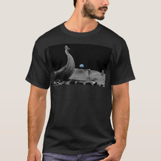 Vikings vid Måne T Shirt