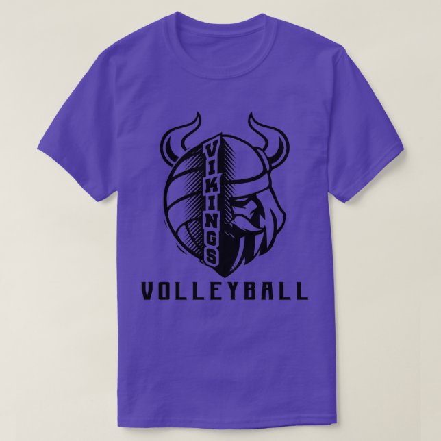 Vikings Volleyball Sport 2 T Shirt (Design framsida)