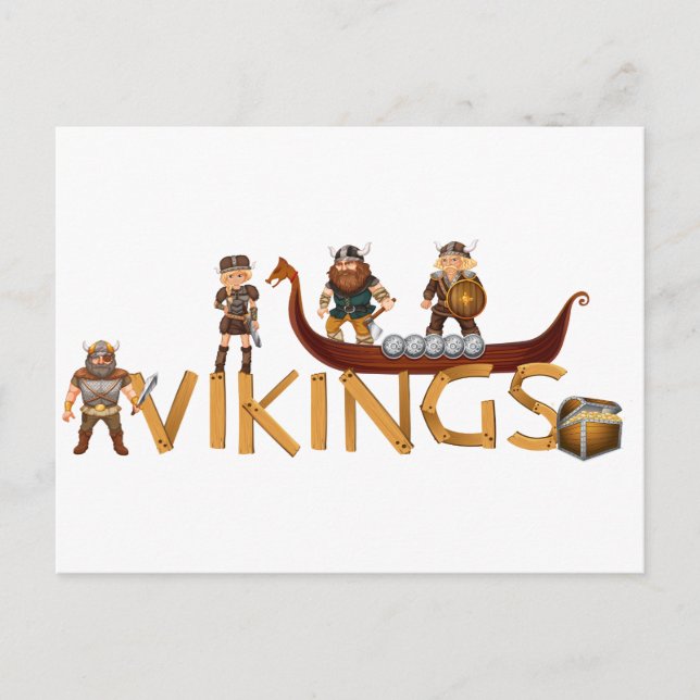 Vikings Vykort (Framsida)