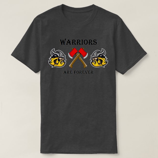 Vikings Warriars är för evigt T Shirt (Design framsida)