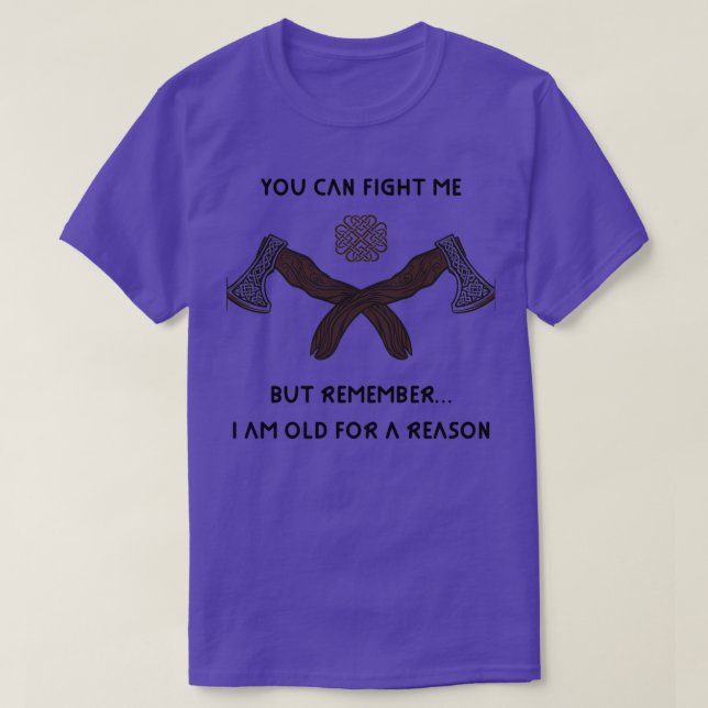 Vikings Warriors Valhalla Ax Fight old manar T Shirt (Design framsida)